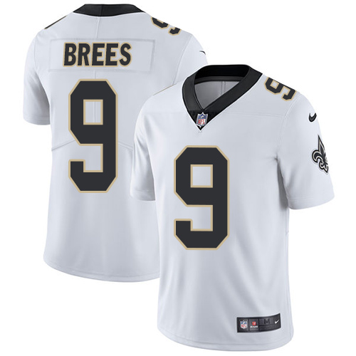 2019 Men New Orleans Saints #9 Brees white Nike Vapor Untouchable Limited NFL Jersey